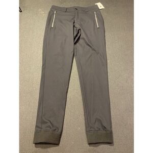 New Tee Up Golf Tour Black Performance Joggers Golf Pants Made In USA‎ Mens 33R